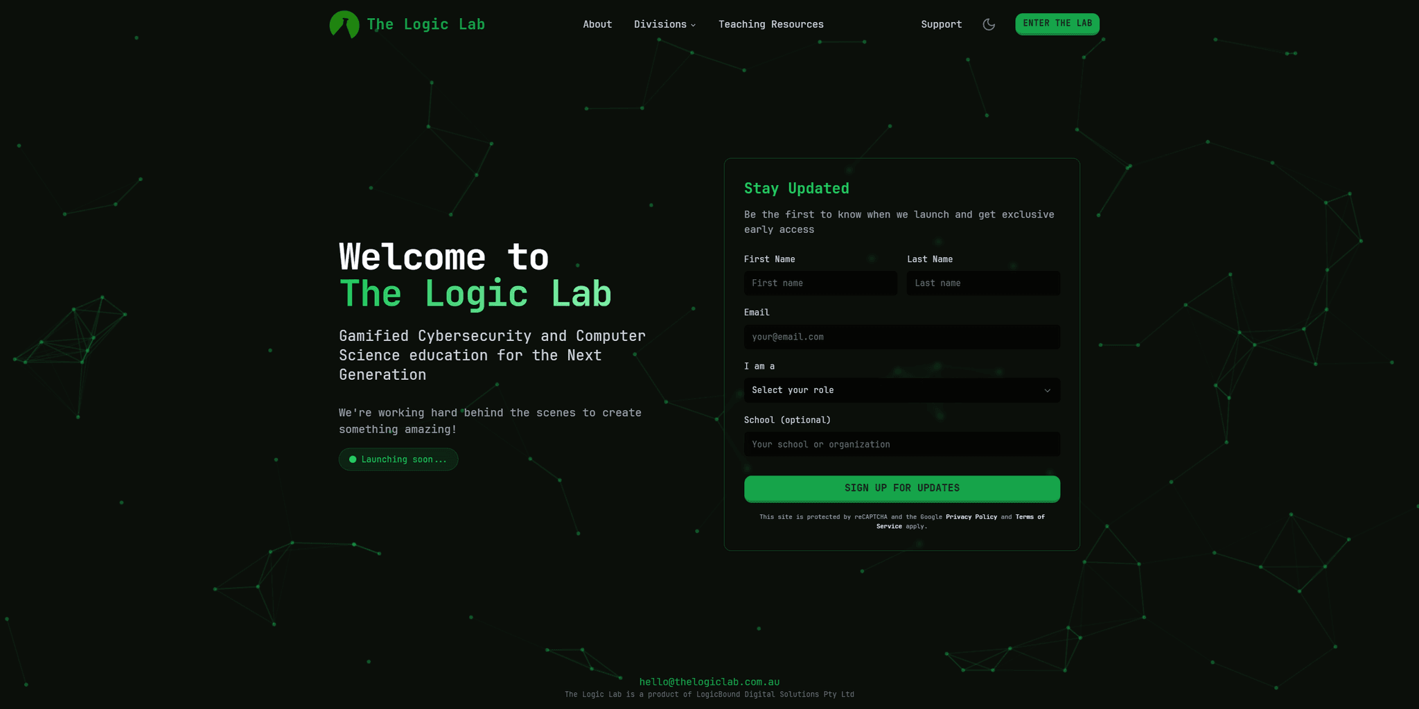 Cybersecurity Education Web App - Photo 1
